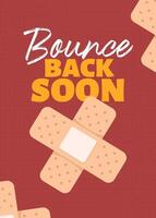 Get Well Soon Greeting Card template