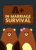 Couple Anniversary Greeting Card template