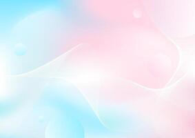 abstract background pink and blue colors with flowing line vector