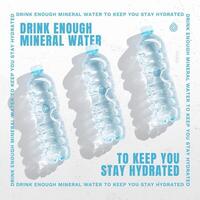 Drink Water PSA for Summer for Instagram Post Template