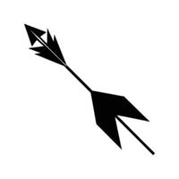 A simple arrow pointing diagonally upwards vector