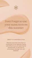 Summer Body Care Instagram Story Template