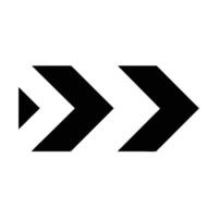 Chevron-Shaped Arrows Pointing Right vector