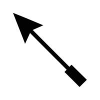 Abstract Arrow Symbol with White Background vector