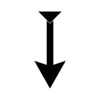 Downward Pointing Arrow Icon vector