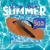 Sandals For Summer Ads template