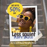 Summer Sunglasses Ads template