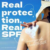 Sunscreen SPF Cream for Instagram Post template