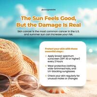 Summer Health PSA  Instagram Post Template