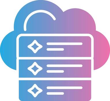 Database Colorful Symbol Sketch vector