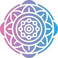 Mandala Crystal UI Stamp vector