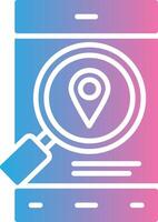 Search Futuristic UX Form vector