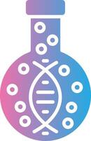 Dna Vibrant Core Icon vector