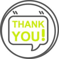 Thank You Expressive System Element vector