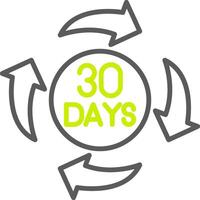 30 Days Global UX Display vector