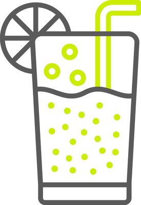 Pina Colada Neon App Emblem