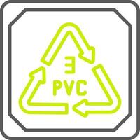 Polyvinyl Chloride Global Style Glyph vector