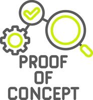 Proof Of Concept Crystal Web Symbol vector