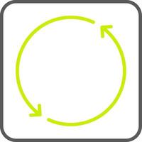 Refresh Colorful Core Icon vector