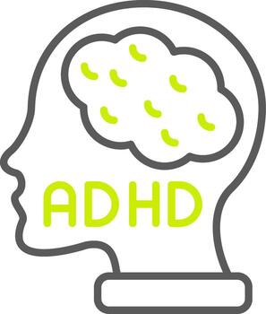 Adhd Innovative Visual Pattern vector