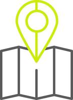 Location Pin Dynamic Symbol Sketch vector