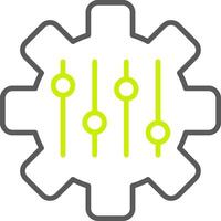 Adjustable Intuitive Web Symbol vector