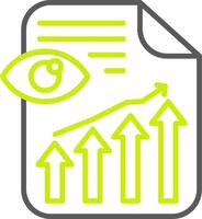 Analytics Virtual Core Icon vector