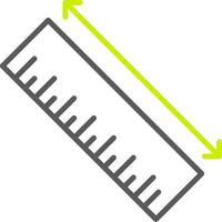 Ruler Expressive Digital Mark vector