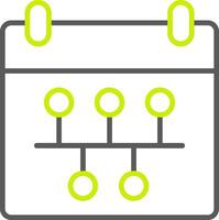 Timeline Intuitive Icon Fragment vector