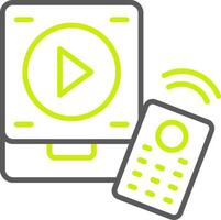 Tv Box Virtual Visual Pattern vector