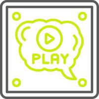 Play Seamless Line Art vector