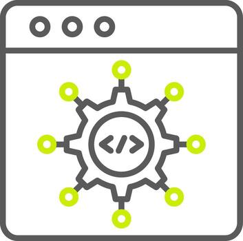 marco de referencia táctil ux monitor vector