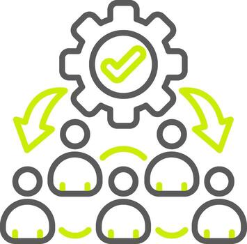 trabajo en equipo dinámica interfaz objeto vector