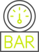 Bar Global App Emblem vector