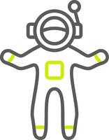 Astronaut Global Style Glyph vector