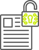 Database Unified UI Stamp vector