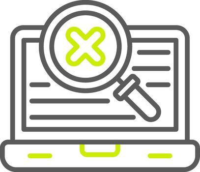 código error cristal web símbolo vector