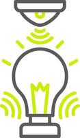 Light Sensor Expressive App Emblem vector