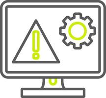 Error Interactive Graphic Module vector