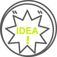 Idea Bold Graphic Module vector