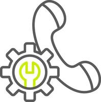 Technical Support Virtual Symbol Sketch vector