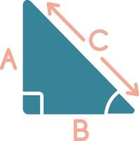 Pythagoras Bold Tech Element vector
