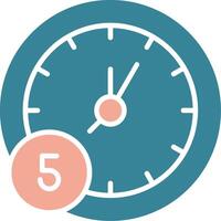 5 Minutes Unified UI Stamp vector