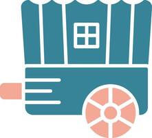 Cart Premium Interface Object vector