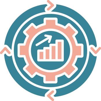 Continuous Improvement Colorful System Element vector