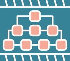 Hierarchy Structure Unified UI Stamp vector