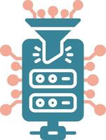 Ingestion Intuitive Icon Fragment vector