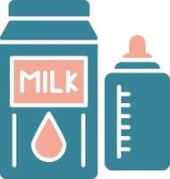 Milk Expressive App Emblem vector