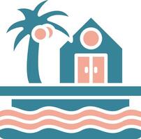 Resort Global Core Icon vector