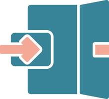 Emergency Exit Bold UI Stamp vector